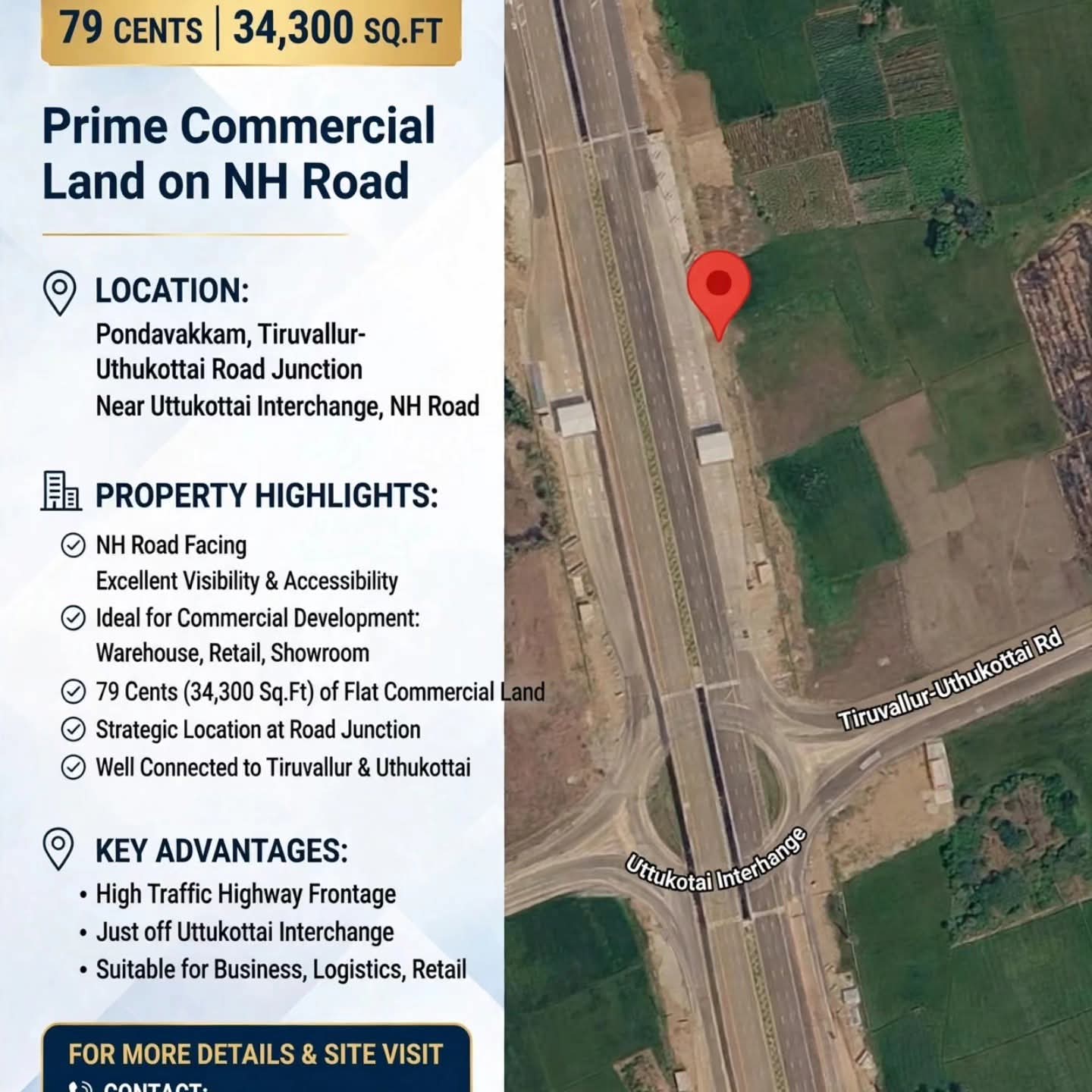 Plot / Land for Sale in Pothavakkam, Utthukottai , Thurvallur